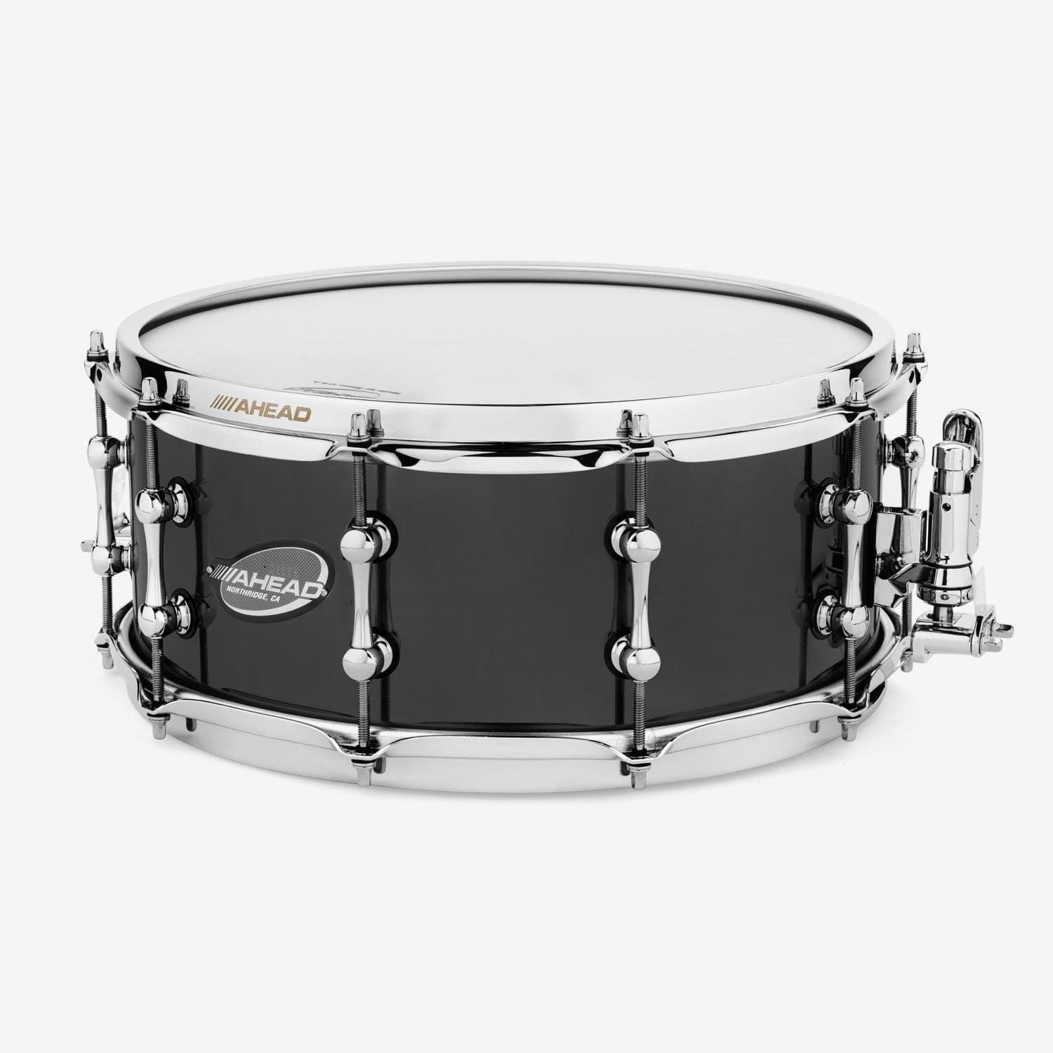 AHEAD 6 x 13 inch Black Chrome on Brass Snare Drum | Big Bang