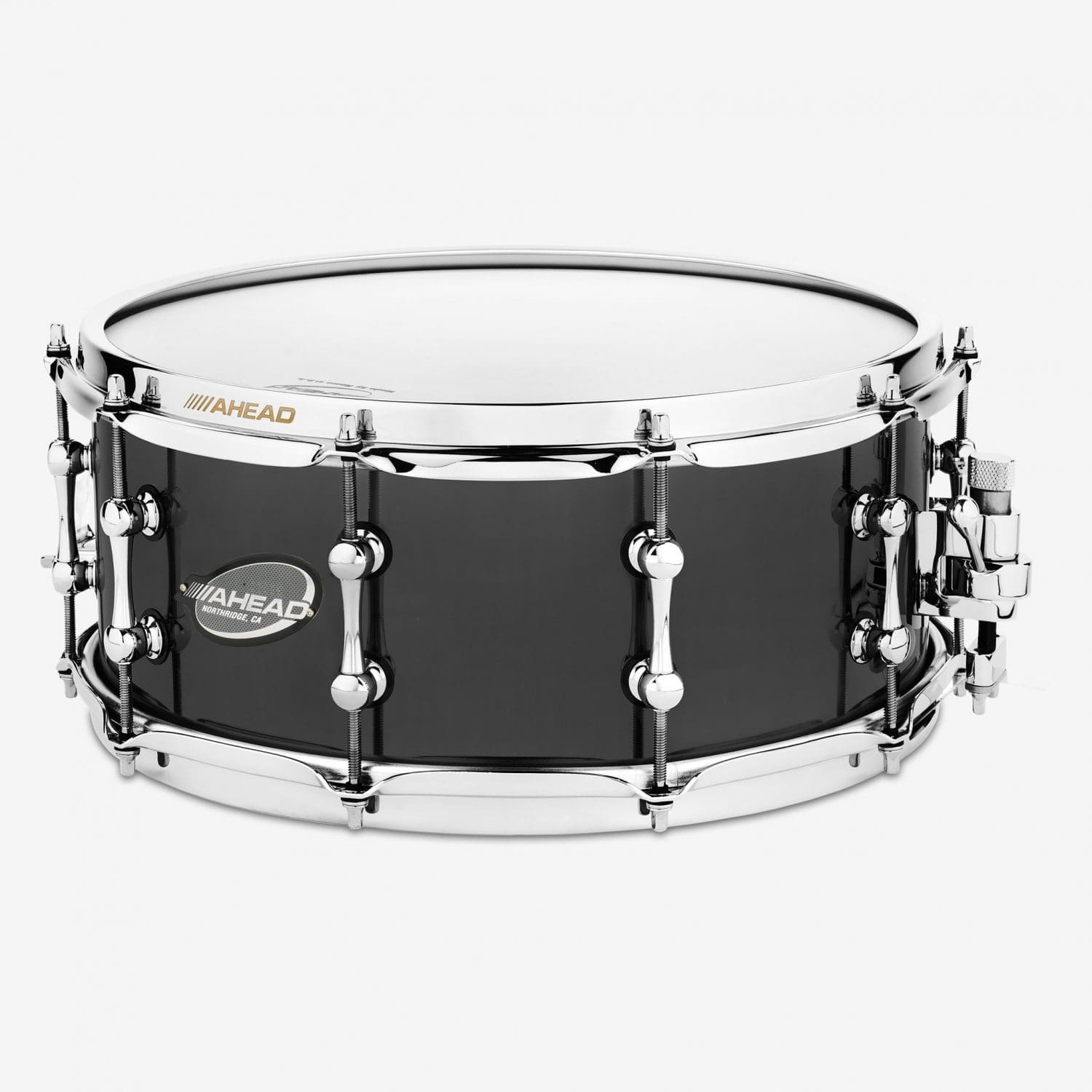 AHEAD 6 x 13 inch Black Chrome on Brass Snare Drum | Big Bang
