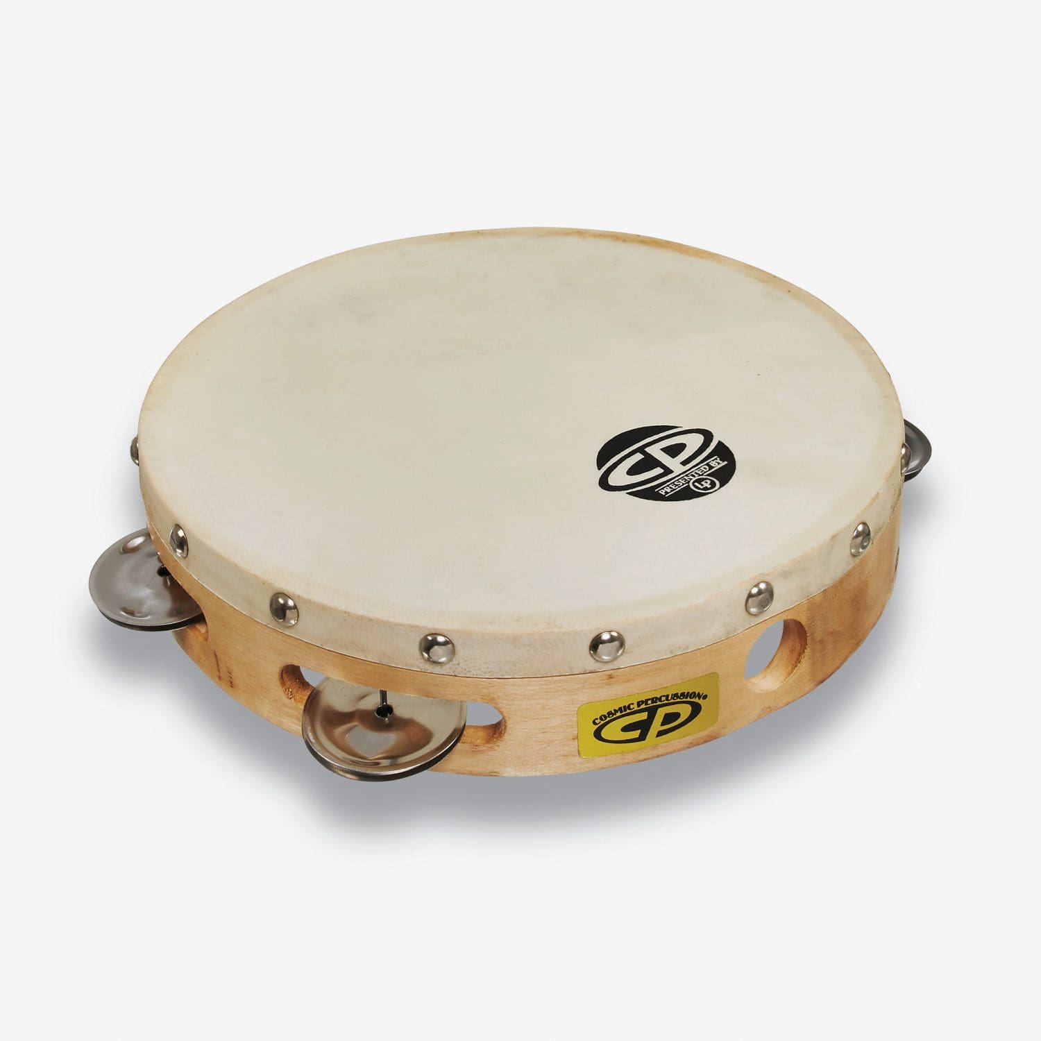 Latin Percussion CP Double Row Tambourine with Head | Big Bang