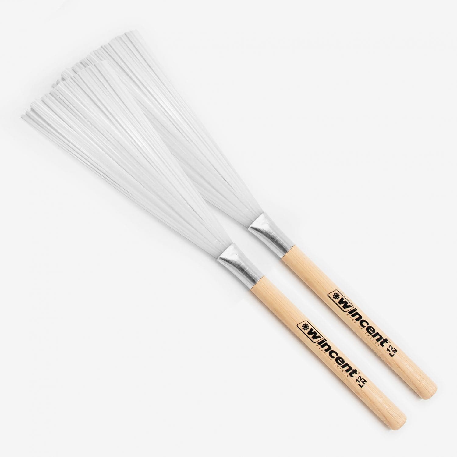 Wincent Drumsticks Hickory Handle Light Nylon Brushes | Big Bang