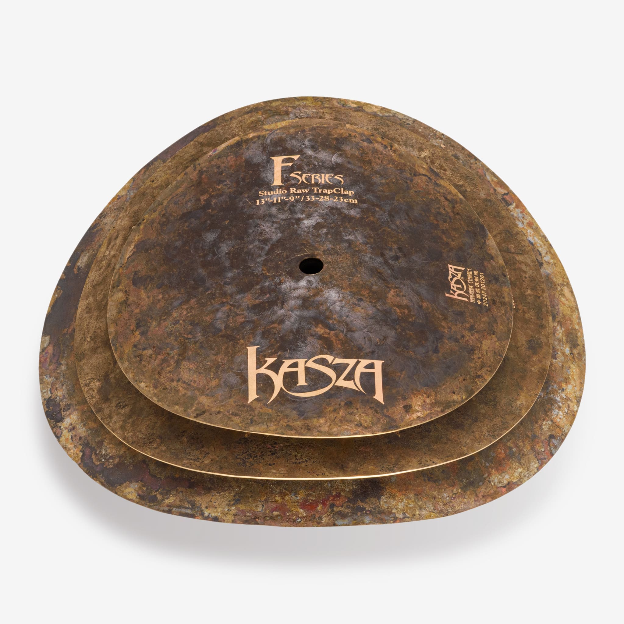 Kasza Cymbals TrapClap 3 Cymbal Stack | Big Bang Distribution